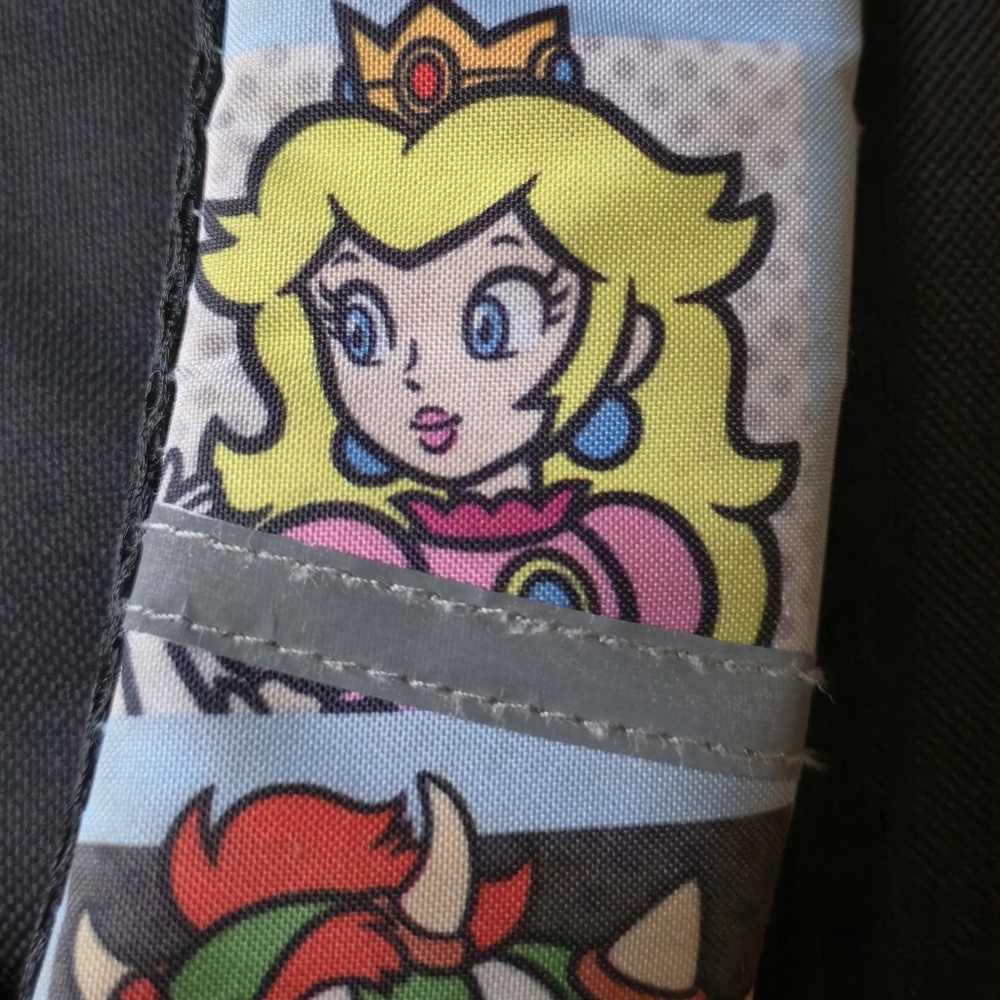 Nintendo Super Mario Character Grid AOP Backpack School Travel Bag One Size - Picture 9 of 16
